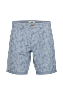 Bermuda printed with palm leaves Blend Of America Denim Lightblue