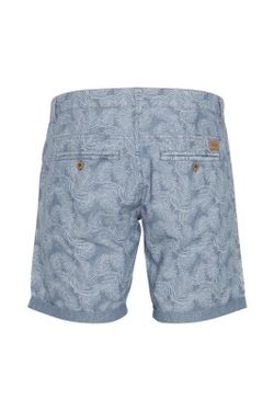 Bermuda printed with palm leaves Blend Of America Denim Lightblue