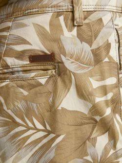 Bermuda estampada hojas tropicales Jack & Jones Beige