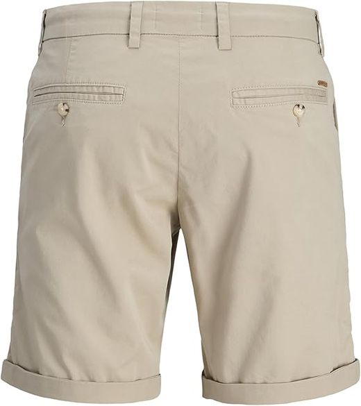 Bermuda lisa elástica Jack & Jones Taupe