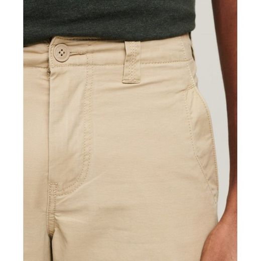 Bermuda militar con bolsillos Superdry Stonewash