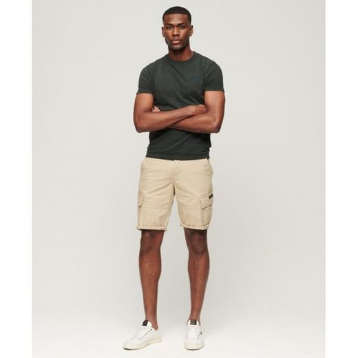 Bermuda militar con bolsillos Superdry Stonewash