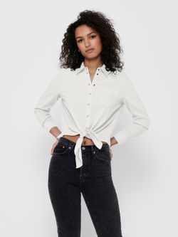 Blusa m/l con nudo Only Cloud Dancer