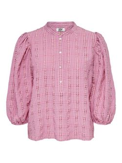 Blusón de manga 3/4 cuadros Jdy Orchid