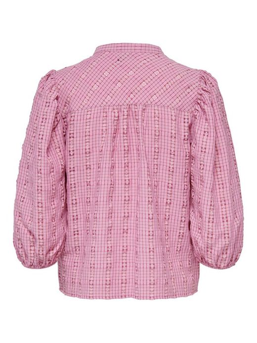 Blusón de manga 3/4 cuadros Jdy Orchid