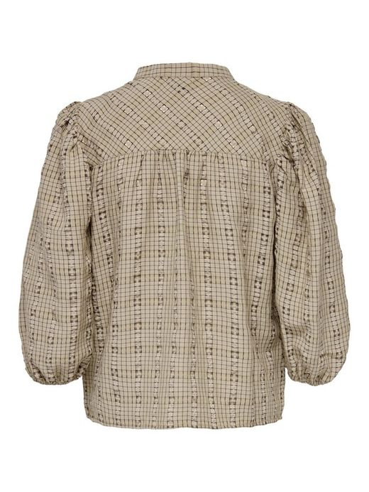 Blusón de manga 3/4 cuadros Jdy Tan