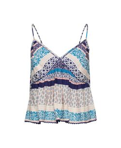 Blusón de tirante fino estampado multicolor Superdry Blue