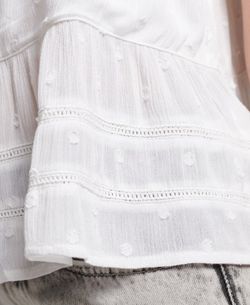 Blusón de tirantes con calados y volantes Superdry Optic