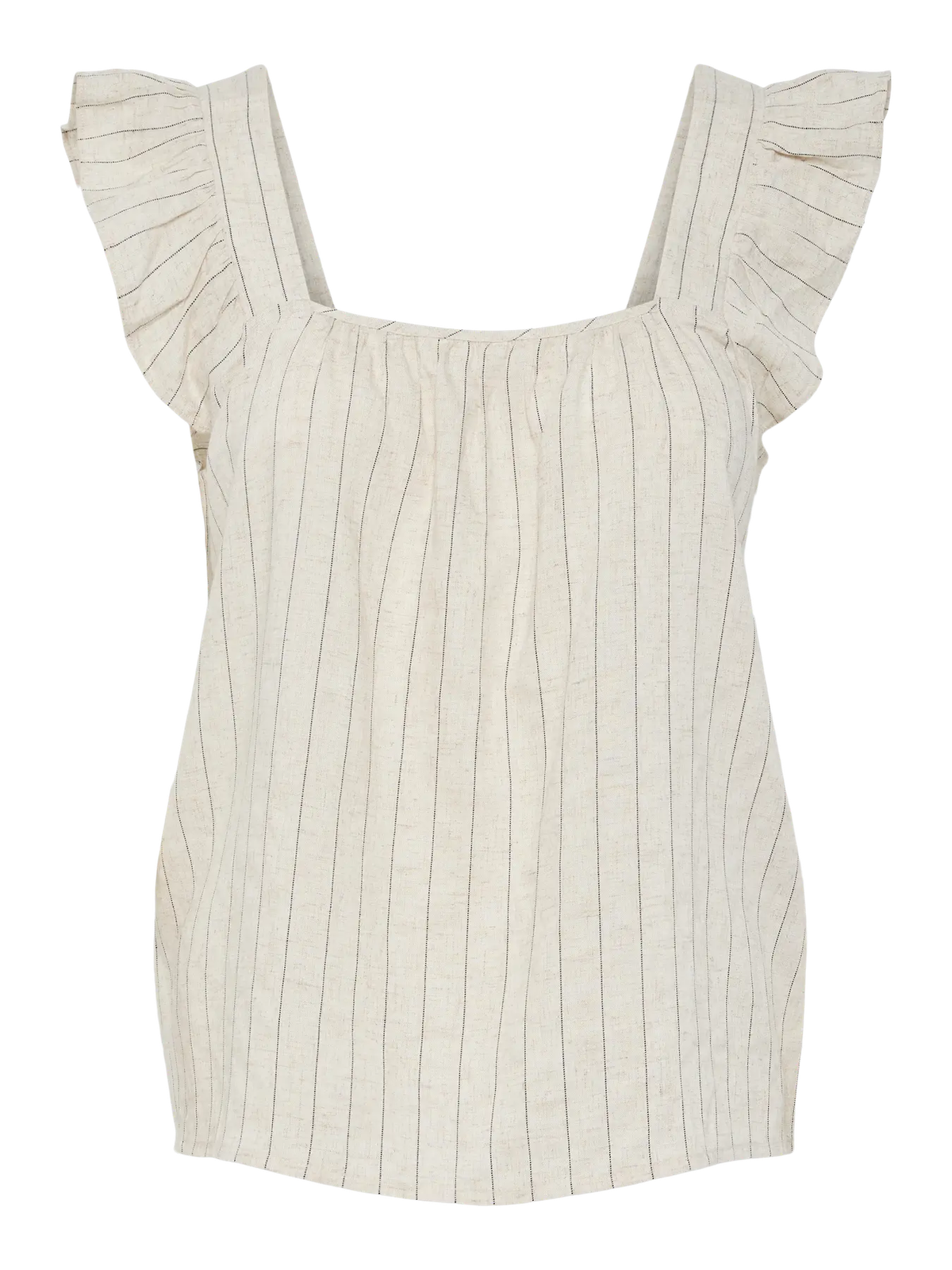 Blusón de tirantes con rayas Pieces Birch