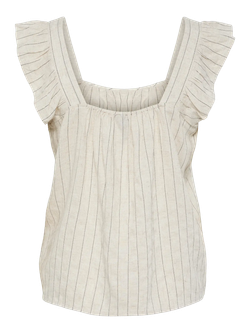 Blusón de tirantes con rayas Pieces Birch