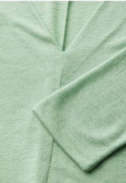 Blusón m. 3/4 de cuello pico Street One Green