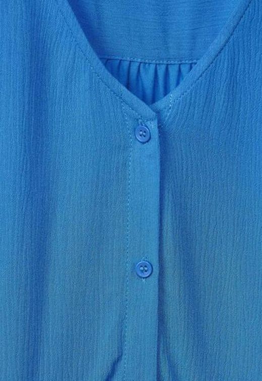 Blusón m/c con botones Street One Turquoise