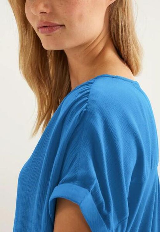 Blusón m/c con botones Street One Turquoise