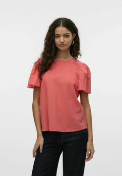 Blusón m/c con mangas abullonadas Vero Moda Dubarry