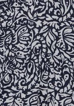 Blusón m/l con estampado floral monocolor Street One Deep Blue