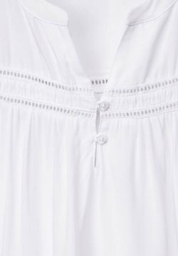 Blusón s/m con 2 botones Street One White