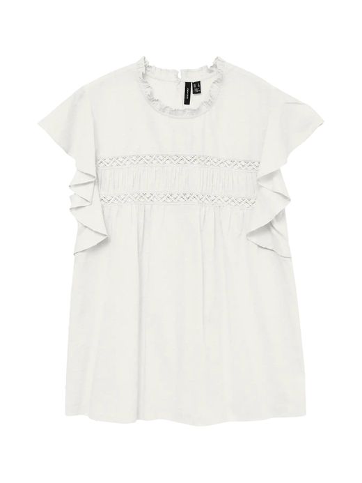 Blusón s/m con volantes Vero Moda Snow White