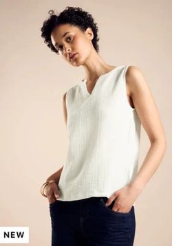 Blusón s/m liso Street One Off White