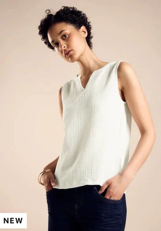 Blusón s/m liso Street One Off White