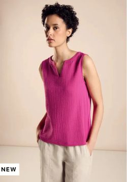 Blusón s/m liso Street One Pink