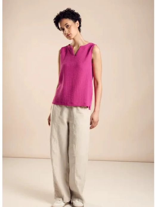 Blusón s/m liso Street One Pink