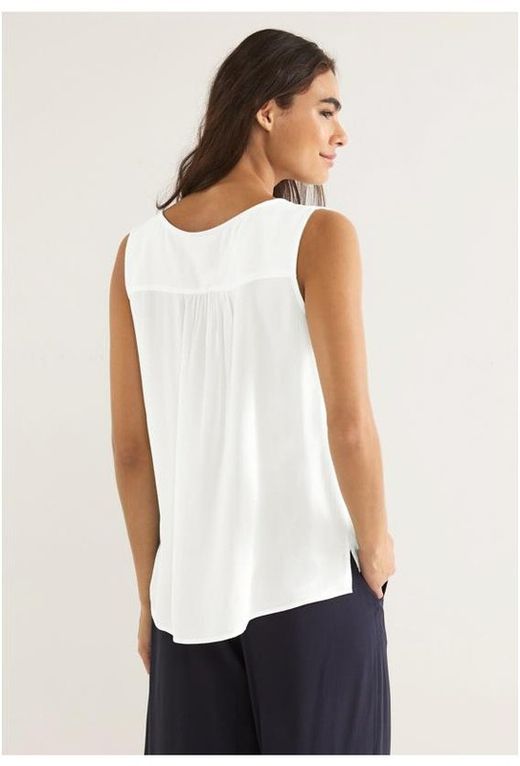 Blusón s/m liso Street One White