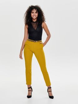 Sleeveless bodysuit with lace Only Black