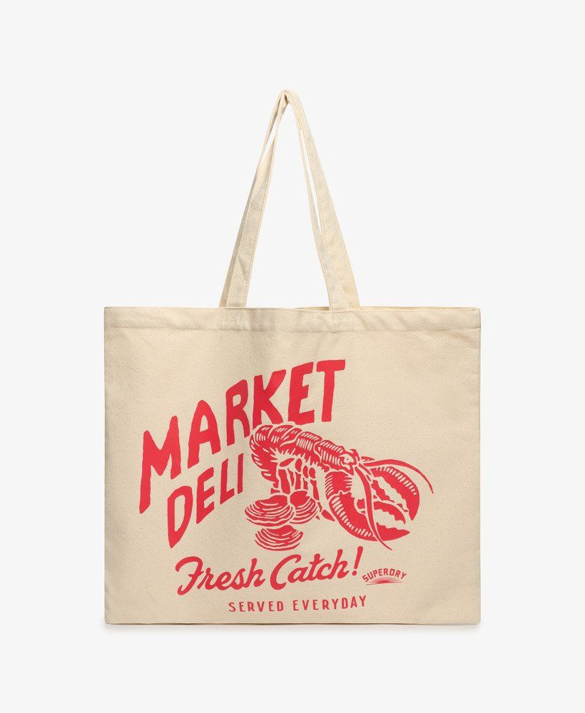 Bolsa de algodón Market Deli Superdry Natural 1