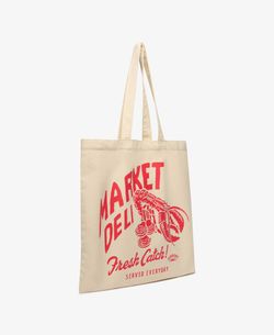 Bolsa de algodón Market Deli Superdry Natural 1