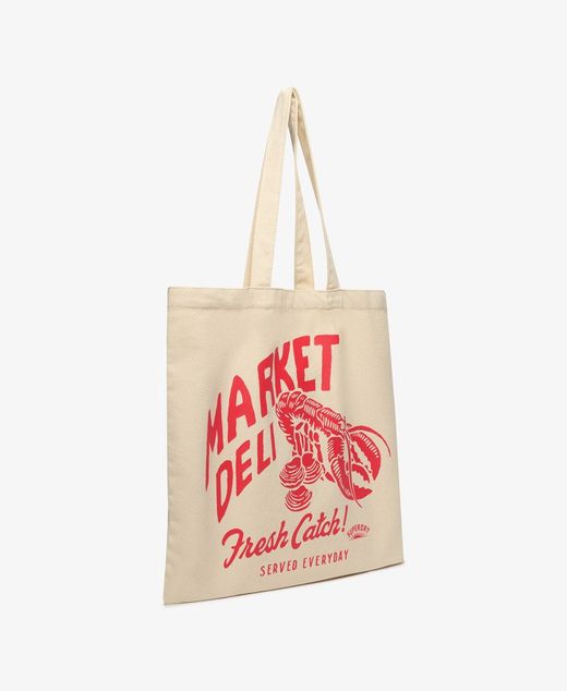 Bolsa de algodón Market Deli Superdry Natural 1