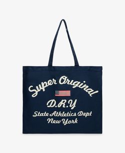 Bolsa de algodón Super Original Superdry Richest Navy