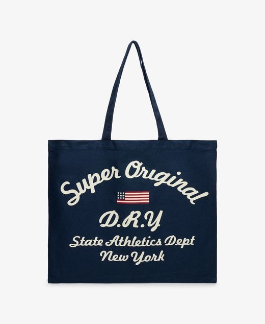 Bolsa de algodón Super Original Superdry Richest Navy