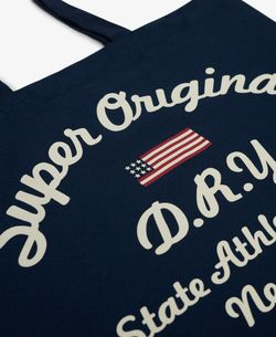 Bolsa de algodón Super Original Superdry Richest Navy