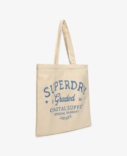 Bolsa de algodón Superdry Graded Superdry Natural