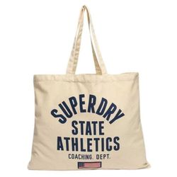 Bolsa de algodón Superdry State Athletics Superdry Natural