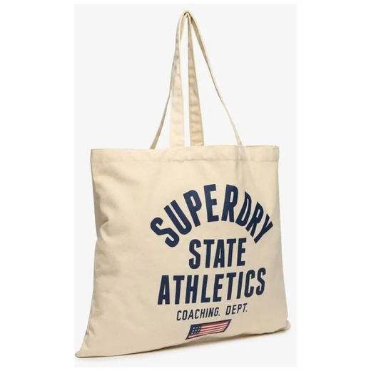 Bolsa de algodón Superdry State Athletics Superdry Natural