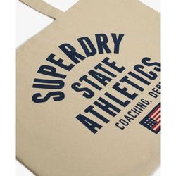 Bolsa de algodón Superdry State Athletics Superdry Natural