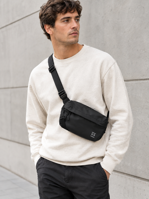 Bolso cruzado engomado Only & Sons Black