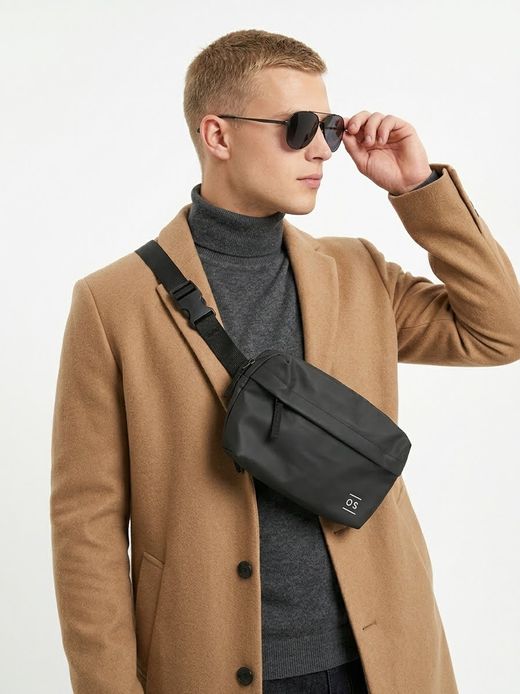 Bolso cruzado engomado Only & Sons Black