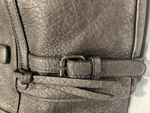 Bolso cruzado metalizado Varis Grey