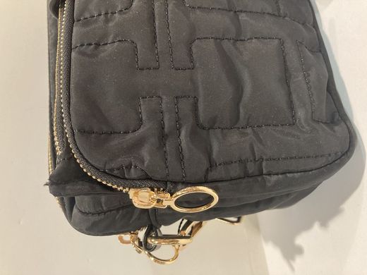 Bolso cruzado monocolor Varis Black