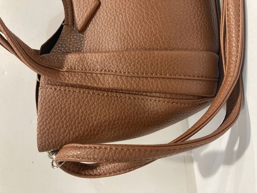 Bolso pequeño cruzado Varis Cognac