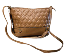 Bolso pequeño cruzado Varis Cognac
