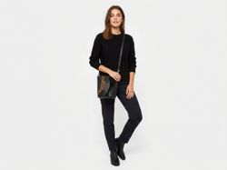 Bolso pequeño cruzado Varis Black