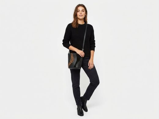 Bolso pequeño cruzado Varis Black
