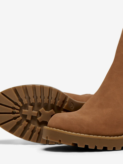 Botín básico con tacón Only Cognac