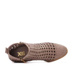 Botín campero trenzado Xti Taupe