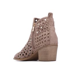 Botín campero trenzado Xti Taupe