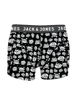 Jack & Jones Black Schriftzug Stretch Boxer