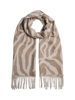 Bufanda con animal print Pieces Silver Lining